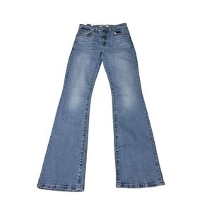 Levis Premium 725 High Rise Bootcut Jeans Blue Denim 27x32 18759-0116